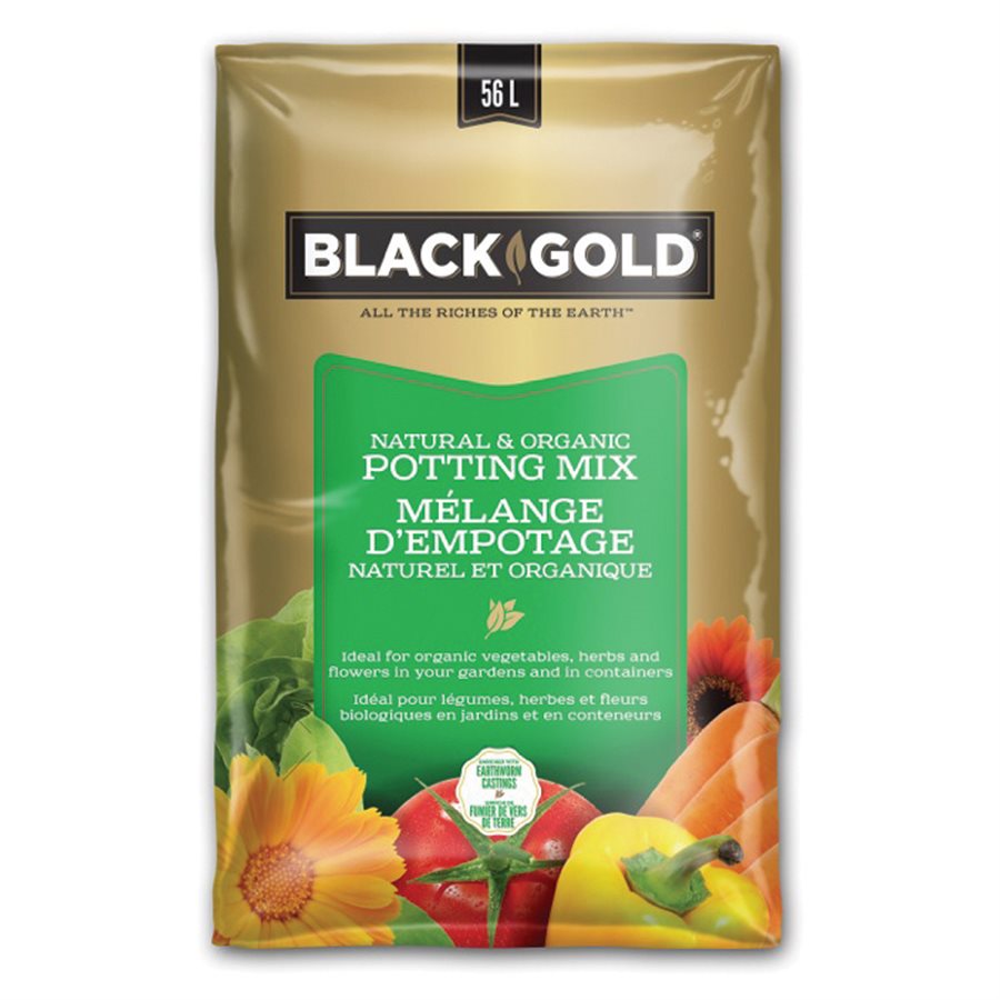 Black Gold Natural & Organic Potting Mix (56L)