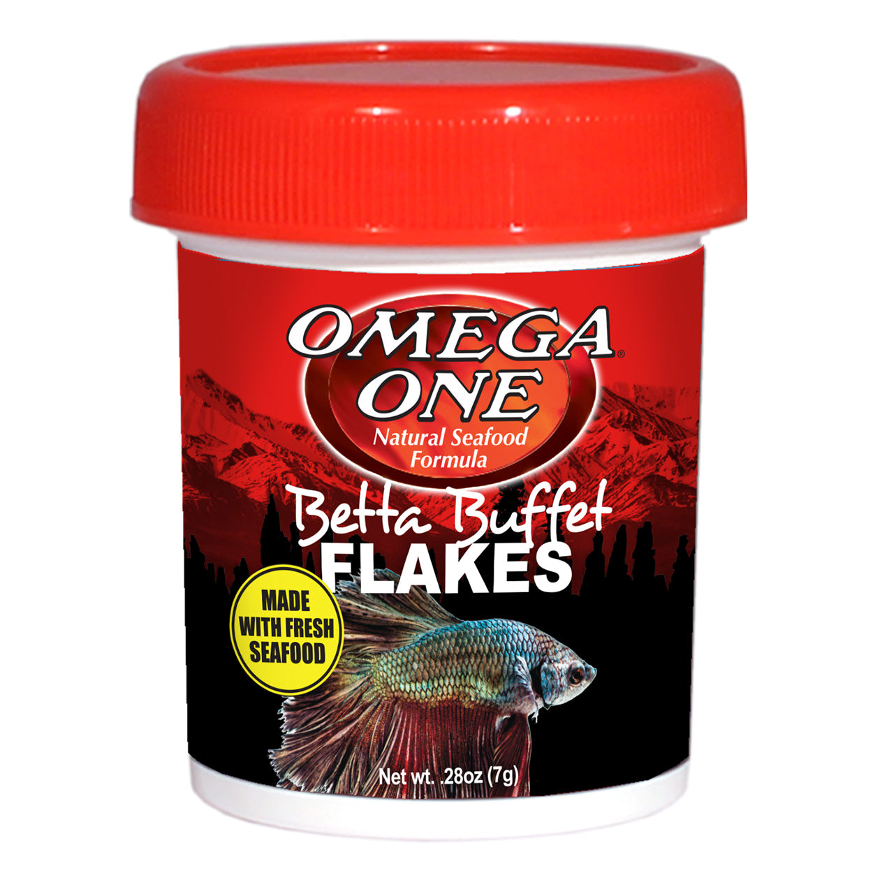 Omega One Betta Buffet Flakes - 0.28 oz