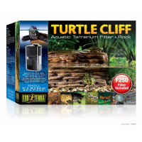 Exo Terra Turtle Cliff Aquatic Terrarium Filter + Rock