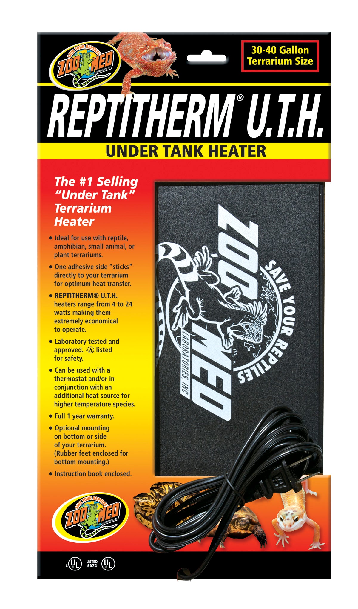 Zoo med under sales tank heater