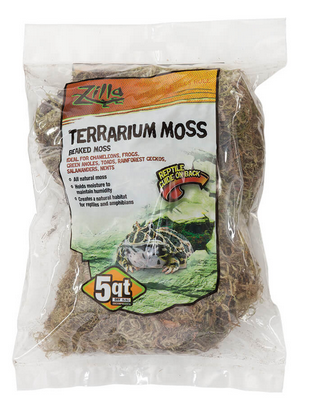 Zilla - Terrarium Moss Substrate - Beaked Moss
