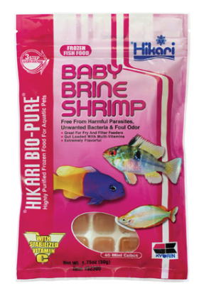 Baby brine shrimp fish food on sale