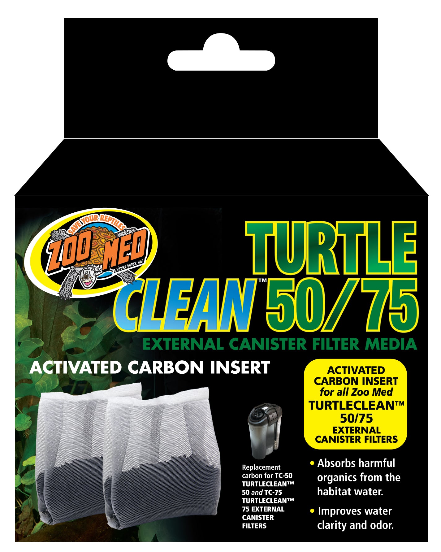 Zoo Med Turtle Clean 50/75 External Canister Filter Media (2 pack)