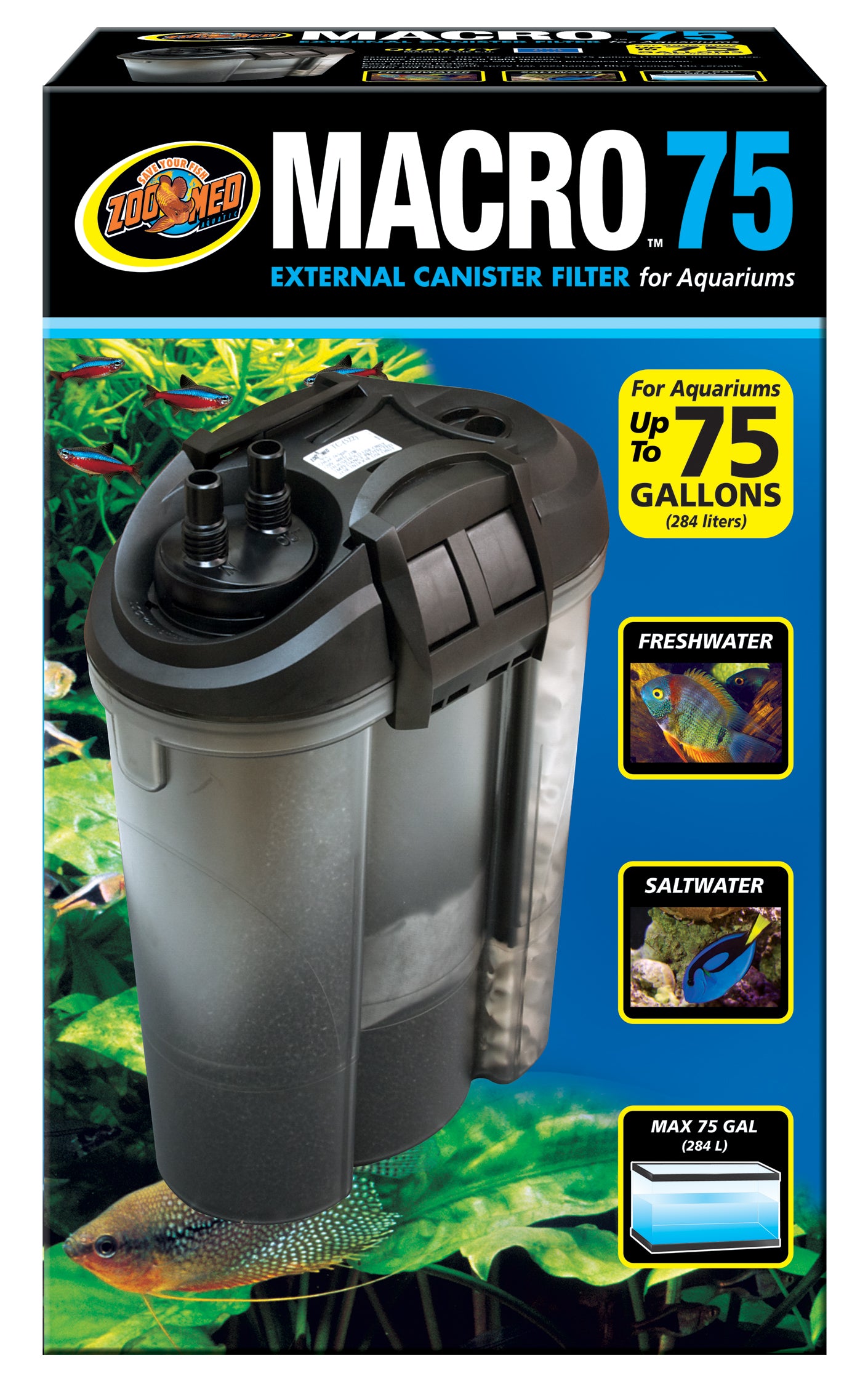 Zoo Med Macro™ 75 External Canister Filter