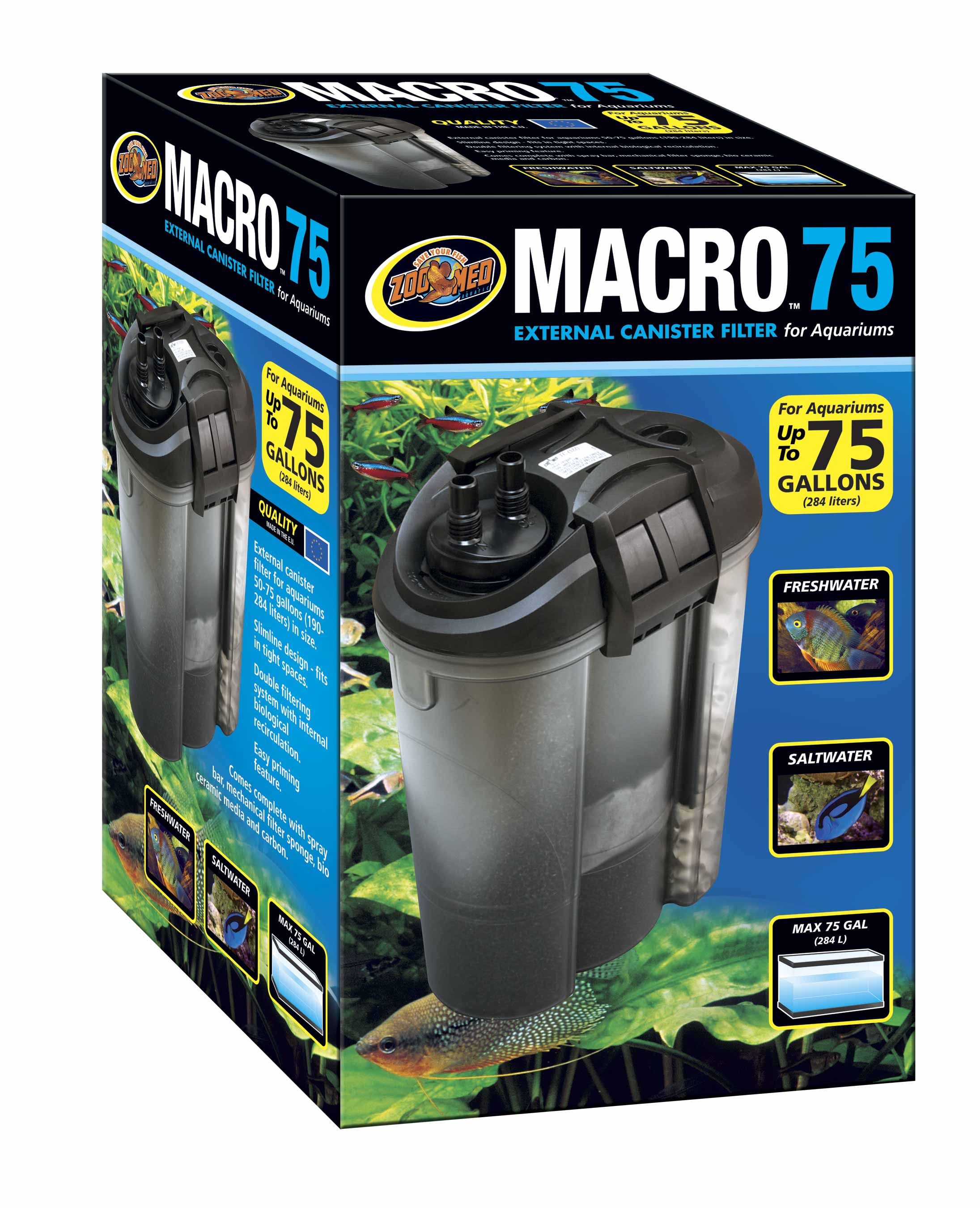Zoo Med Macro™ 75 External Canister Filter
