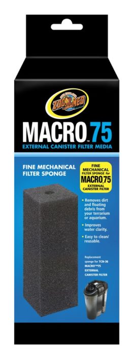 Zoo Med Macro 75 Fine Mechanical Filter Sponge