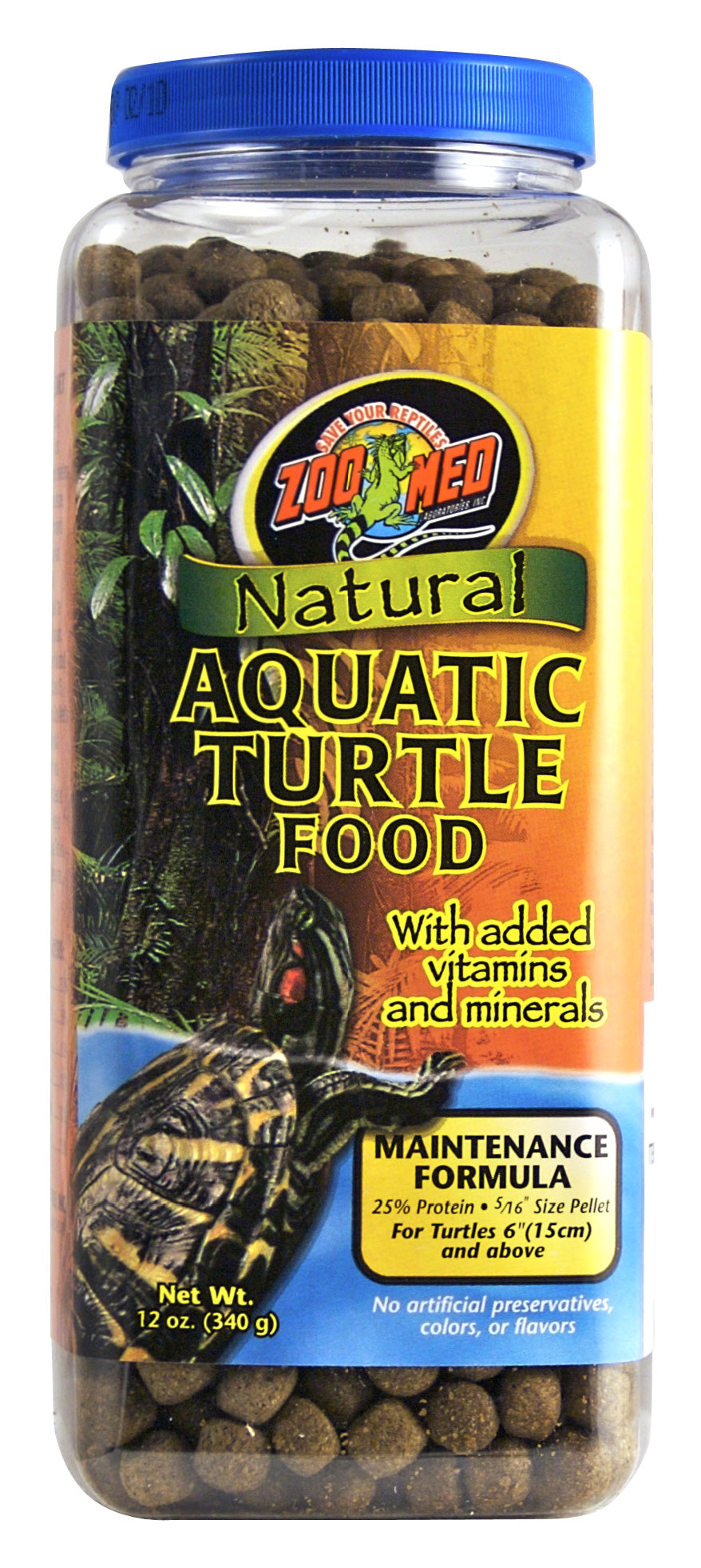 Zoo Med Natural Aquatic Turtle Food – Maintenance Formula