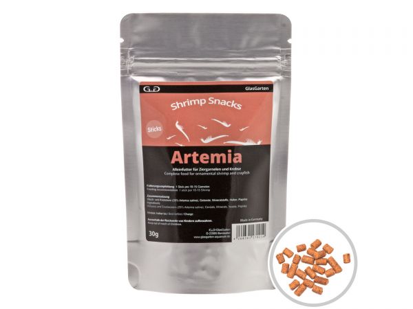 Glas Garten Shrimp Snacks Artemia 30g