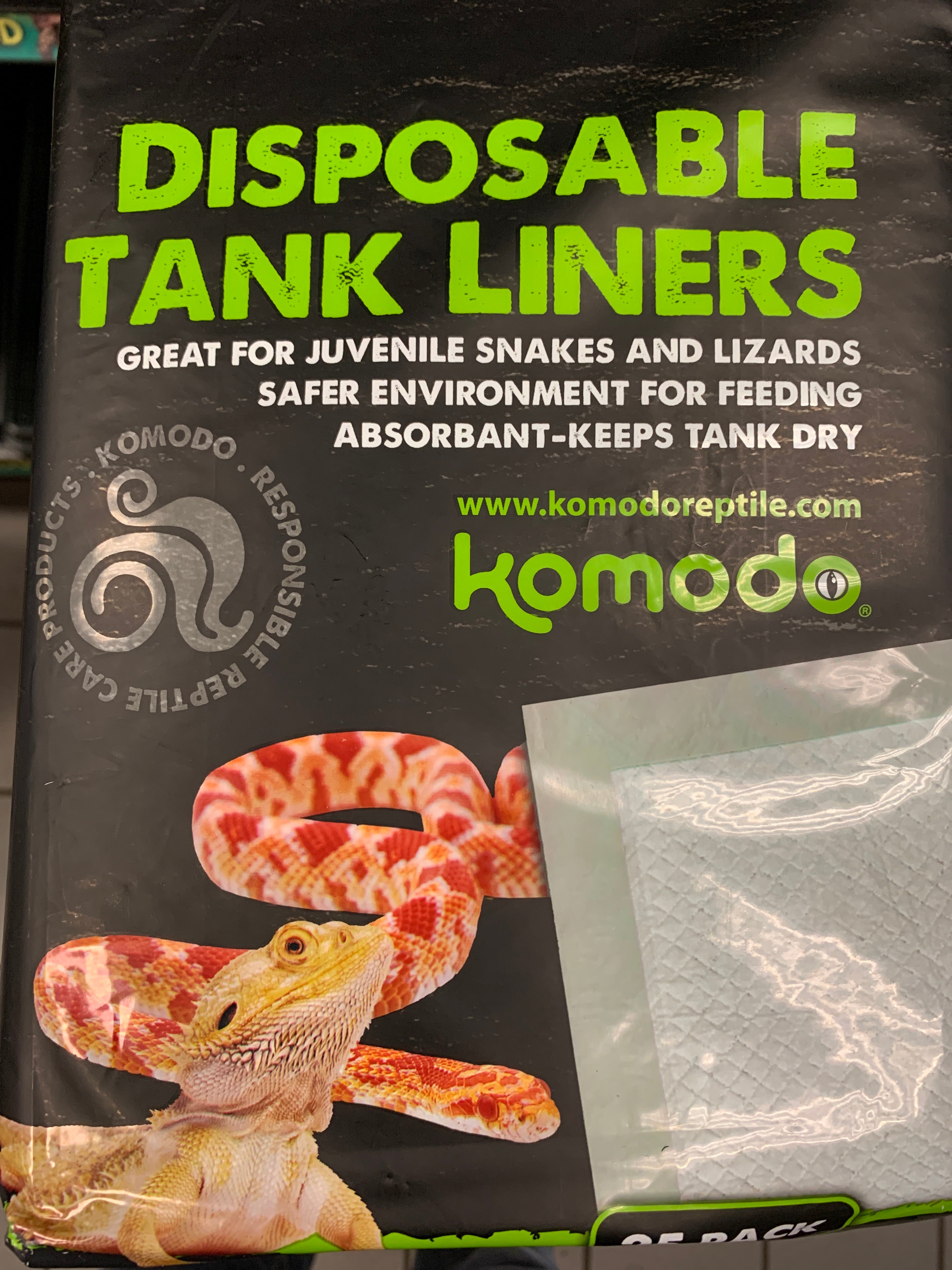 Komodo Disposable Tank Liners