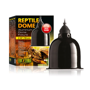 Exo Terra Reptile Aluminum Dome Deep Fixture